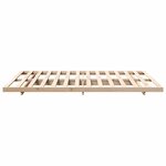 vidaXL Cadre de lit surélevé Marron 160 x 200 cm Bois massif en pin