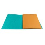 Chemise A Dos Rainé Carte Lustrée 400gm2 - 24x32cm - Vert - X 50 - Exacompta