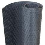 vidaXL Paravents de balcon 5 Pièces anthracite 255x19 cm résine tressée