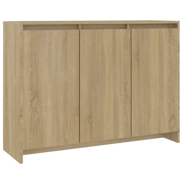 vidaXL Buffet Chêne sonoma 102x33x75 cm Bois d'ingénierie