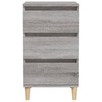 vidaXL Table de chevet sonoma gris 40x35x70 cm bois d'ingénierie