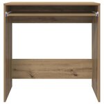 vidaXL Bureau Chêne artisanal 77 5 x 43 x 79 cm Bois d'ingénierie