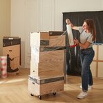 Pack And Move - Lot 2 Rouleaux Film Étirable - 300 M - Transparent - Film Déménagement Film Emballage Film Palette Film Protection