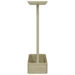 vidaXL Jardinière pergola 162 x 56 x 204 cm Bois