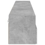 vidaXL Meubles TV muraux 2Pièces gris béton 100x30x30cm bois d'ingénierie