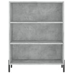 vidaXL Buffet gris béton 69 5x32 5x180 cm bois d'ingénierie