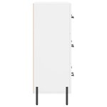 vidaXL Buffet blanc 69 5x34x90 cm bois d'ingénierie