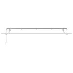 vidaXL Auvent Rétractable Anthracite et blanc