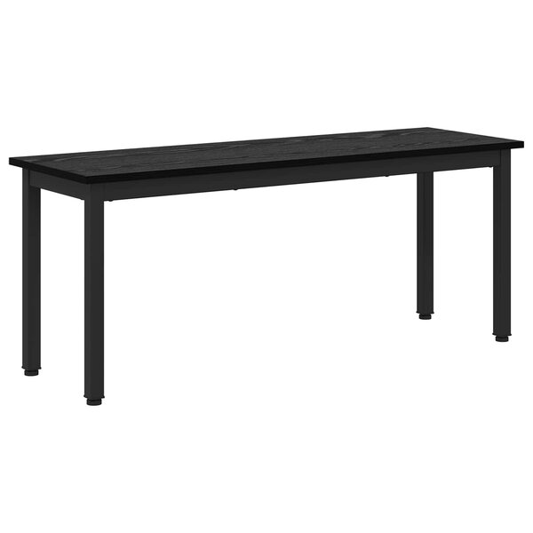 vidaXL banc Chêne noir 110 x 35 x 45 cm Bois d'ingénierie