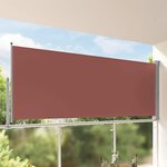 vidaXL Auvent latéral rétractable de patio 140 x 300 cm Marron