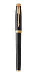 PARKER IM Premium Stylo roller  Noir  Recharge noire pointe fine  Coffret cadeau