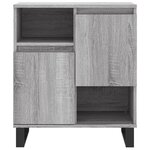 vidaXL Buffet Sonoma gris 60x35x70 cm Bois d'ingénierie