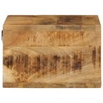 VidaXL Meuble TV mural 40x30x19 cm bois massif de manguier brut