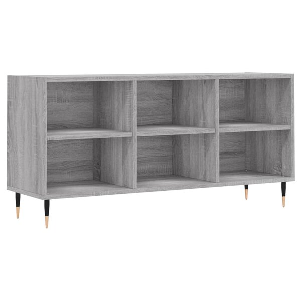 vidaXL Meuble TV sonoma gris 103 5x30x50 cm bois d'ingénierie