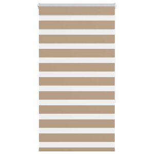 vidaXL Store zèbre marron sable largeur du tissu 75 9 cm polyester