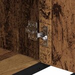 vidaXL Ensemble de mobilier de salle de bain 3 Pièces Bois ancien