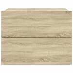 vidaXL Table de chevet chêne sonoma 40x30x30 cm Bois d'ingénierie