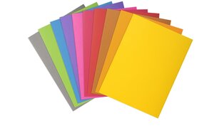 Paquet de 30 sous-chemises 22x31 cm ROCK'S 80 g assorties EXACOMPTA