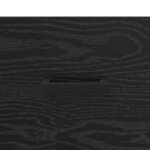 vidaXL Buffet Chêne noir 69 5 x 34 x 90 cm Bois d'ingénierie et fer