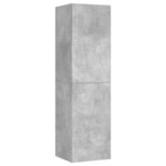 vidaXL Ensemble de meubles TV 8 Pièces Gris béton Bois d'ingénierie