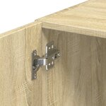 vidaXL Armoire de rangement mince chêne sonoma 45x42 5x225 cm