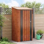vidaXL Cabanons de jardin Marron 103 x 86 x 200 cm Métал