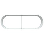 vidaXL Jardinière surélevée Vert 240 x 80 x 44 cm Acier