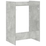 vidaXL Armoire pour machine à laver Béton 67 5 x 48 x 97 cm