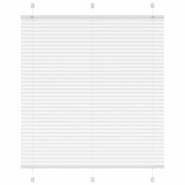 vidaXL Store plissé blanc 115x150cm largeur du tissu 114 4cm polyester