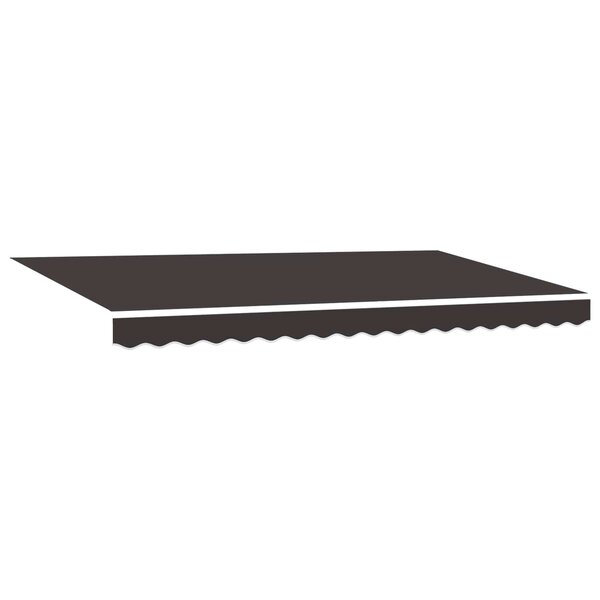 vidaXL Toile de rechange pour store banne 4x2 m Anthracite Polyester