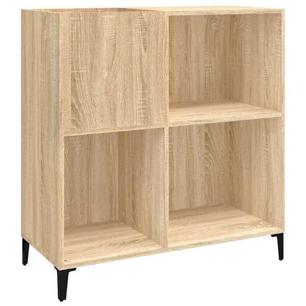 vidaXL Armoire à disques chêne sonoma 84 5x38x89 cm bois d'ingénierie