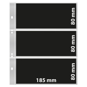 Feuilles Multi collect à 3 poches de 185 x 80 mm