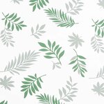 vidaXL Coussins de banc jardin lot de 2 motif de feuilles tissu Oxford