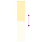 vidaXL Store enrouleur occultant jaune largeur du tissu 40 7 cm