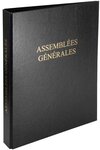 Reliure registre économique 32x26cm 4 anneaux Assemblées générales EXACOMPTA