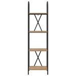 vidaXL Étagère chêne artisanal 40 x 30 x 146 cm Bois d'ingénierie