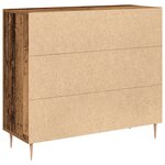 vidaXL Buffet en Bois Ancien  90x34x80 cm  Fabriqué en Bois Ingénierie