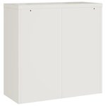 vidaXL Classeur blanc 90x40x90 cm acier