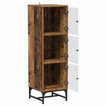 vidaXL Haut Armoire Bois ancien 35 x 37 x 117 cm Bois d'ingénierie