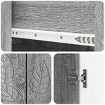 vidaXL Buffet Sonoma gris 89 x 34 5 x 60 cm Bois d'ingénierie