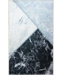 Tapis de salon MARBRE 80 x 150 cm - Multicolore