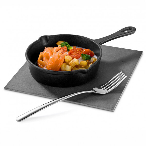 Mini poêle ronde bord haut ø 14 cm - pujadas -  - fonte en fernon 235x38mm