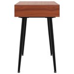 Bureau table poste de travail meuble d'ordinateur informatique étude d'ordinateur avec tiroir 110 x 50 x 75 cm brun 02_0023702