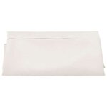 vidaXL Tissu de remplacement pour parasol d'extérieur Blanc 300 cm
