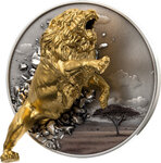 Monnaie LION Dynamic Dimension 5 Oz Argent 100 Francs Burundi 2026 (PRÉCOMMANDE)