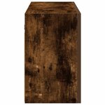 vidaXL Armoire murale de bain chêne fumé 100x25x40cm bois d'ingénierie