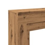 VidaXL Cadre de cheminée chêne artisanal 100x30x87 5cm bois ingénierie