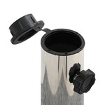 vidaXL Base de parasol sur roues pour poteaux de Ø38/48mm Gris Granit 25 kg Rectangulaire