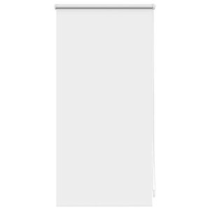 vidaXL Store enrouleur occultant 44 4 x 100 cm  largeur du tissu 40 cm  blanc
