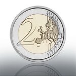 Pièce de monnaie 2 euro commémorative Vatican 2021 BU – Dante Alighieri